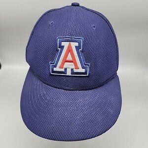 Nike True Arizona Wildcats Hat 7 3/8 Fitted Cap Blue New Era 59fifty